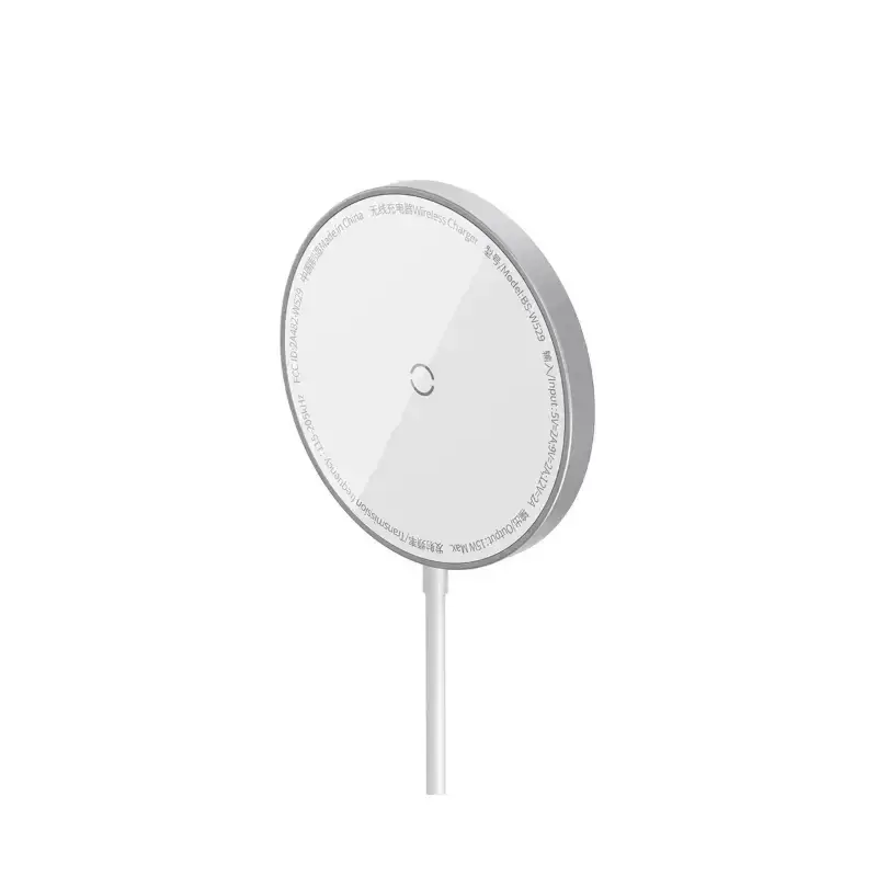 شارژر بی‌سیم باسئوس مدل Baseus Simple Mini3 Magnetic Wireless Charger  15W